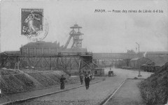 62 Avion Fosse Des Mines De Lievin 4-4 Bis (cpa émaillée Cliche Rare à Avion