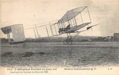 Aviation L´AEROPLANE Farman En Plein Vol Gd Prix De L'Aviation Le 13 Janvier