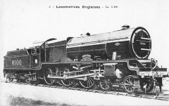 Train Locomotive Anglaise La 6100