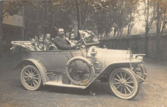 Theme Voiture Ancienne Carte Photo D'Une Automobile Ancienne Gros Plan