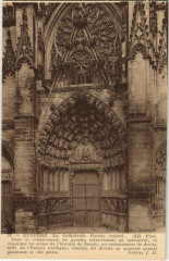 Auxerre La Cathedrale, Porche central France -
																					89290 Auxerre
																			