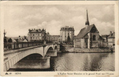 Sens L'Eglise Saint-Maurice France à Sens