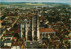 Sens Vue aerienne France à Sens