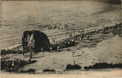 Biarritz La Roche ronde et la grande Plage France à Biarritz