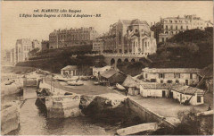 Biarritz Eglise Sainte-Eugenie et Hotel d'Angleterre France à Anglet