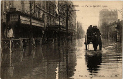 Inondations - Paris, janvier 1910 - Rue de la Convention -
																					75015 Paris 15e
																			
