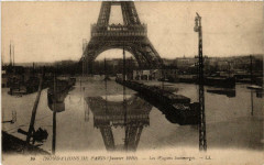 Paris 7e Wagons submerges Inondations 1910 à Paris 7e