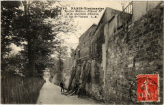 Montmartre - Vieilles Maisons d'Henri IV et de Gabrielle d'Estrée - 1 rue Saint-Vincent à Paris 18e