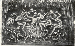 Carte postale ancienne L'Enfer
                                                                     à Paris 9e
                                