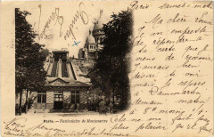 Carte postale ancienne Funiculaire de Montmartre
                                                                     à Paris 18e
                                