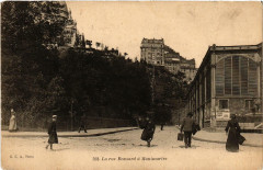 Carte postale ancienne Montmartre - La Rue Ronsard
                                                                     à Paris 18e
                                