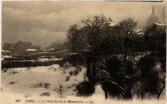 Carte postale ancienne La Petite Sibérie de Montmartre
                                                                     à Paris 18e
                                