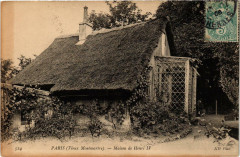 Carte postale ancienne Vieux Montmartre - Maison de Henri IV
                                                                     à Paris 18e
                                