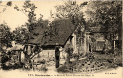 Carte postale ancienne Montmartre - La Maison au Toit de Chaume dite d'Henri IV
																	 à Paris 18e
								