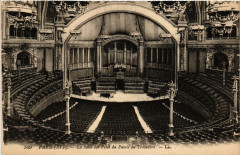 Carte postale ancienne La Salle des Fêtes du Palais du Trocadéro
                                                                     à Paris 16e
                                