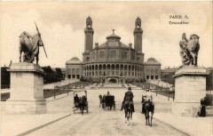 Carte postale ancienne Trocadéro
                                                                     à Paris 16e
                                