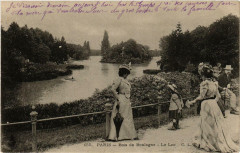 Carte postale ancienne Bois de Boulogne - Le Lac
                                                                     à Paris 16e
                                