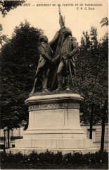 Carte postale ancienne Monument de Lafayette et de Washington
                                                                     à Paris 16e
                                