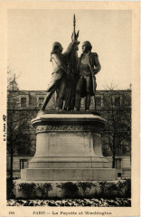 Carte postale ancienne La Fayette et Washington
                                                                     à Paris 16e
                                