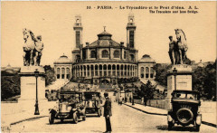 Carte postale ancienne Le Trocadéro et le Pont d'Iéna
                                                                     à Paris 7e
                                