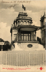 Carte postale ancienne Bois de Boulogne - Tribune du Président de la République à Longchamps
                                                                     à Paris 16e
                                