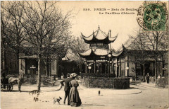 Carte postale ancienne Bois de Boulogne - Le Pavillon Chinois
                                                                     à Paris 16e
                                