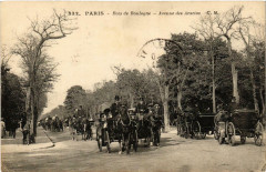 Carte postale ancienne Paris 16e Bois de Boulogne. Avenue des Acacias
                                                                     à Paris
                                