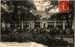 Carte postale ancienne Bois de Boulogne - Le Restaurant Paillard au Pré Catelan
                                                                     à Paris
                                