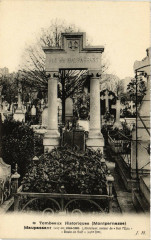 Cimetière du Montparnasse - Guy de Maupassant à Paris 14e