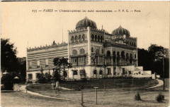 Carte postale ancienne L'Observatoire du Parc Montsouris
                                                                     à Paris 14e
                                
