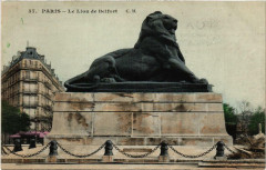 Le Lion de Belfort à Paris 14e