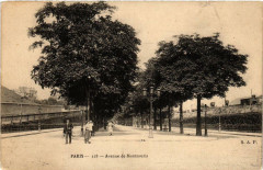 Paris 14e Avenue de Montsouris à Paris 14e