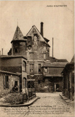 Carte postale ancienne Rue des Gobelins - Maison dite de la Reine Blanche
                                                                     à Paris 13e
                                