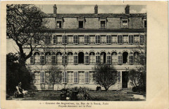 Carte postale ancienne Couvent des Augustines - Rue de la Santé - Façade donnant sur le Parc
                                                                     à Paris 13e
                                