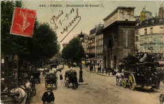 Paris 10e Boulevard Saint-Denis à Paris 10e