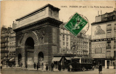 Paris 10e La Porte Saint-Martin à Paris 10e