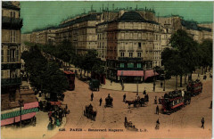 Carte postale ancienne Paris 10e - Boulevard Magenta
                                                                     à Paris 10e
                                