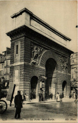 Paris 10e La Porte Saint-Martin à Paris 10e