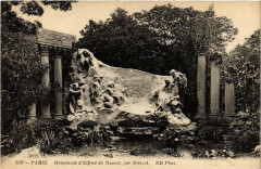 Paris 8e Monument d'Alfred de Musset. par Moncel à Paris 8e
