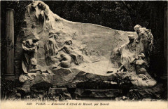 Paris 8e Monument d'Alfred de Musset. par Moncel à Paris 8e