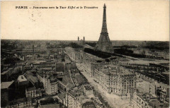 Paris 7e Panorama Tour Eiffel et le Trocadero à Paris 7e