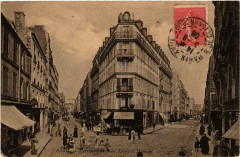 Carte postale ancienne Carrefour des Rues Letort et Duhesme
                                                                     à Paris 18e
                                