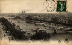 Paris 7e Panorama de la Seine à Paris 7e