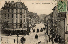 Carte postale ancienne Rue de Sèvres
                                                                     à Paris 15e
                                