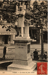 Paris 8e Statue de Jules Simon à Paris 8e