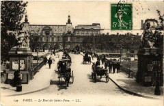 Paris 7e Pont des Saint-Peres à Paris 7e