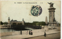 Paris 7e Pont Alexandre Iii à Paris 7e