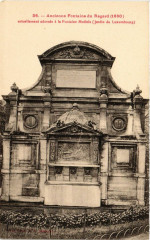 Paris 6e Jardin du Luxembourg. Ancienne Fontaine du Regard à Paris 6e