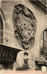 Paris 6e 18 Rue des Canettes. Bas-Relie. Canes a l'eau à Paris 6e