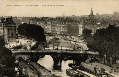 Paris 6e Le Pont Neuf. Ecluse de la Monnaie à Paris 6e